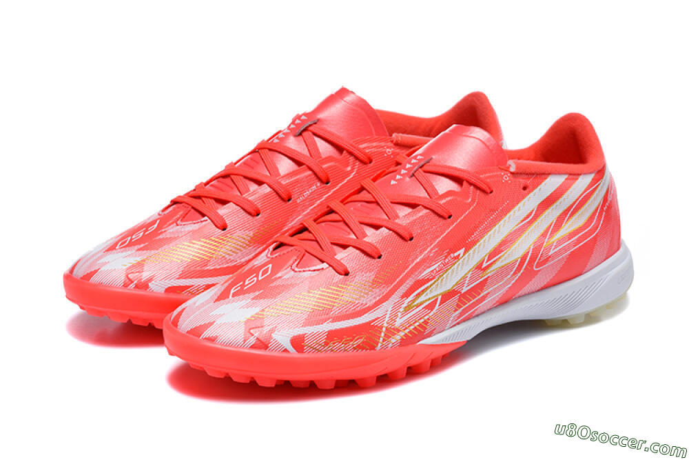 Adidas F50 Pro TF Artificial Turf Soccer Shoes - Red/Solar Red/White 5