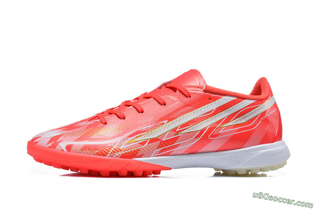 Adidas F50 Pro TF Artificial Turf Soccer Shoes - Red/Solar Red/White 2