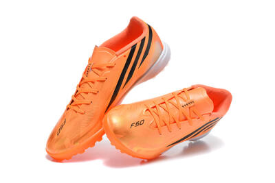 Adidas F50 Pro TF Artificial Turf Soccer Shoes - Orange/Solar Orange/Core Black