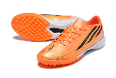 Adidas F50 Pro TF Artificial Turf Soccer Shoes - Orange/Solar Orange/Core Black