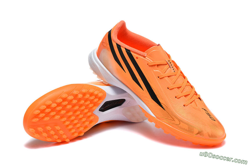 Adidas F50 Pro TF Artificial Turf Soccer Shoes - Orange/Solar Orange/Core Black 4