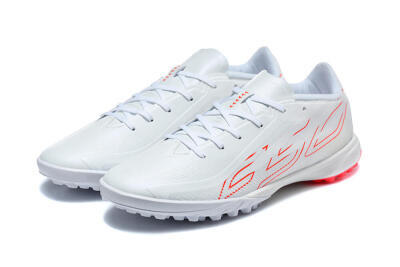 Adidas F50 Pro TF Artificial Turf Soccer Shoes - White/Cloud White/Solar Red