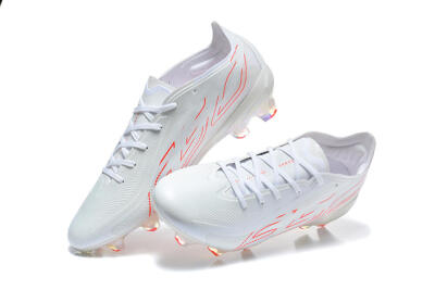 Adidas F50 Elite FG Firm Ground Soccer Cleats - White/White/Solar Red