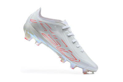 Adidas F50 Elite FG Firm Ground Soccer Cleats - White/White/Solar Red