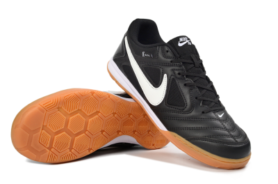 Supreme x Nike SB Gato IC Indoor & Futsal Soccer Shoes - Black/Black/Gum