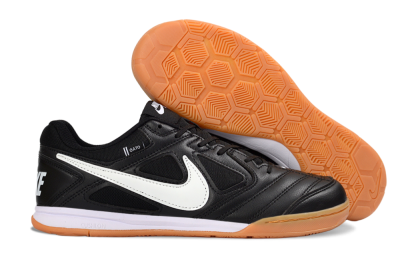 Supreme x Nike SB Gato IC Indoor & Futsal Soccer Shoes - Black/Black/Gum