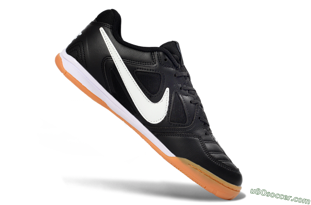 Supreme x Nike SB Gato IC Indoor & Futsal Soccer Shoes - Black/Black/Gum 4