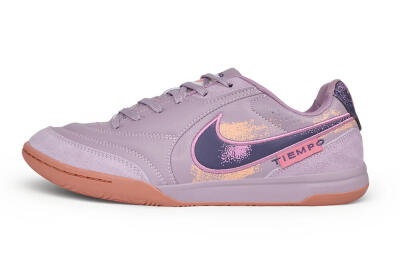 Nike Tiempo Legend SE IC Indoor & Futsal Soccer Shoes - Purple/Light Thistle/Earth Brown