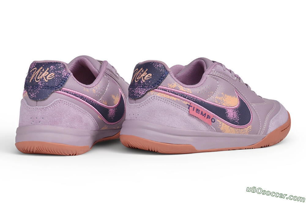 Nike Tiempo Legend SE IC Indoor & Futsal Soccer Shoes - Purple/Light Thistle/Earth Brown 6