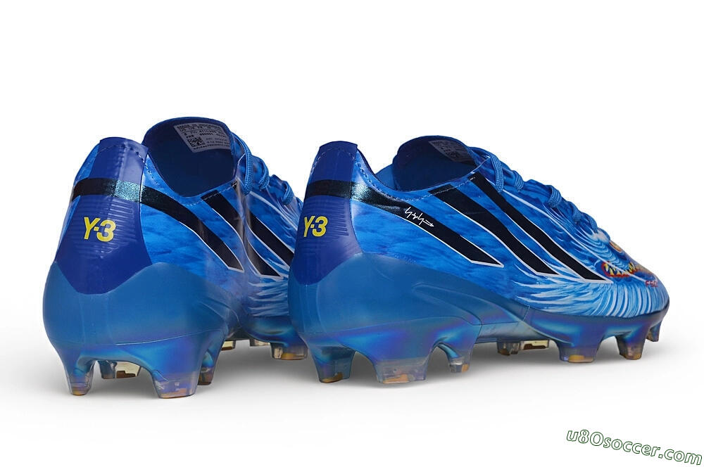 Adidas F50 Hyperfast Elite FG Firm Ground Soccer Cleats - Blue/Royal Blue/Iridescent Metallic 6