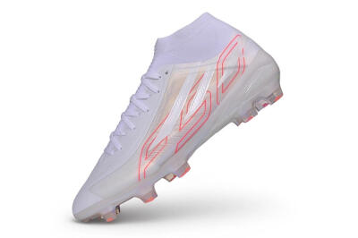 Adidas F50 Hyperfast Elite FG Firm Ground Soccer Cleats - White/Cloud White/Solar Red