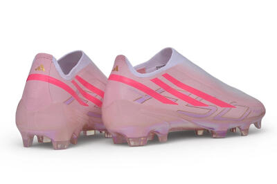 Adidas F50 Hyperfast Elite Laceless FG Firm Ground Soccer Cleats - Pink/Iridescent Pink/Flash Pink