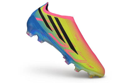 Adidas F50 Hyperfast Elite Laceless FG Firm Ground Soccer Cleats - Multicolor/Lucid Pink/Lucid Blue