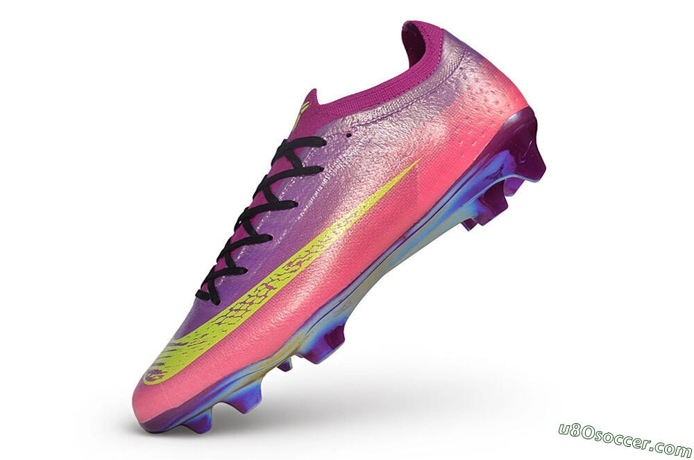 Nike Air Zoom Mercurial Vapor 17 Elite FG Firm Ground Soccer Cleats - Purple/Berry/Volt 5
