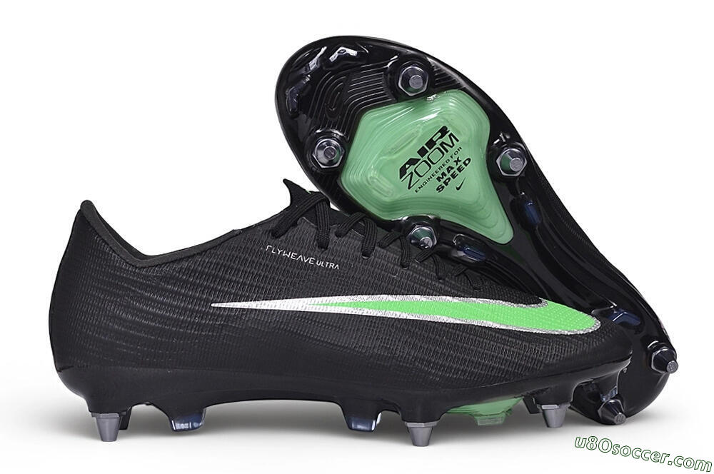 Nike Air Zoom Mercurial Superfly 11 Elite SG Soft Ground Soccer Cleats - Black/Black/Electric Green 1