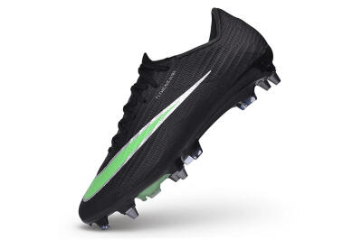 Nike Air Zoom Mercurial Superfly 11 Elite SG Soft Ground Soccer Cleats - Black/Black/Electric Green