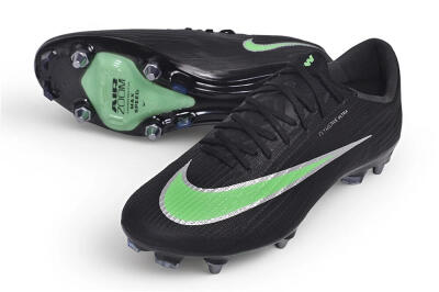 Nike Air Zoom Mercurial Superfly 11 Elite SG Soft Ground Soccer Cleats - Black/Black/Electric Green