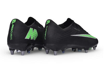 Nike Air Zoom Mercurial Superfly 11 Elite SG Soft Ground Soccer Cleats - Black/Black/Electric Green