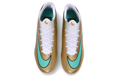 Nike Air Zoom Mercurial Superfly 11 Elite AG Artificial Grass Soccer Cleats - Gold/Metallic Gold/Turbo Green