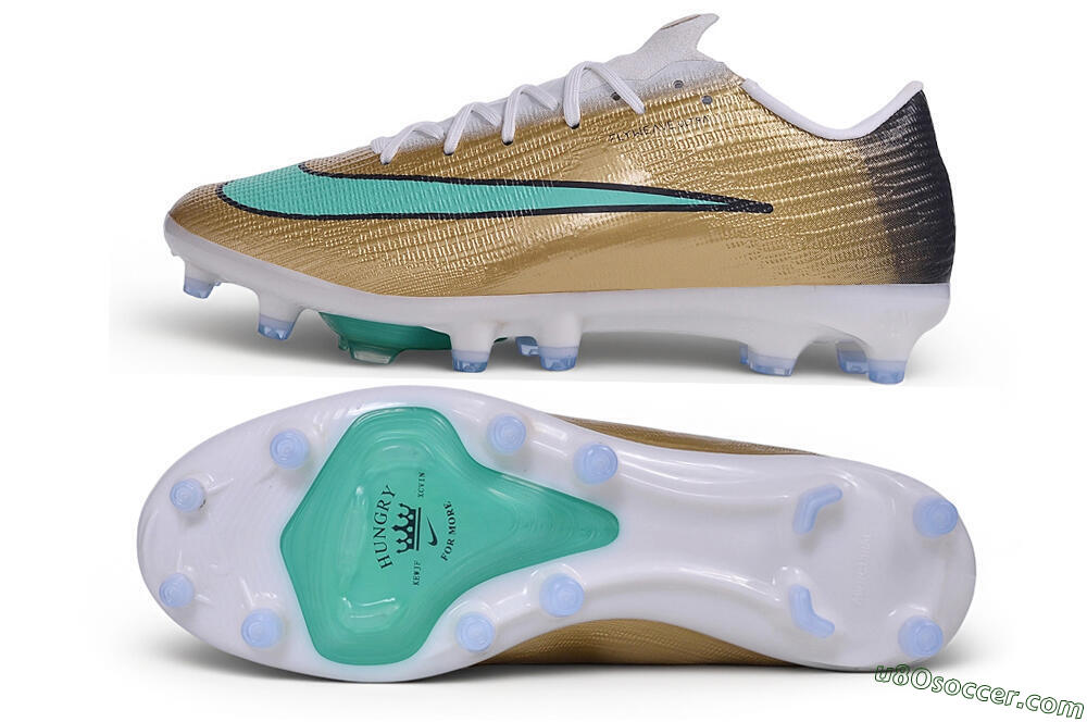Nike Air Zoom Mercurial Superfly 11 Elite AG Artificial Grass Soccer Cleats - Gold/Metallic Gold/Turbo Green 0