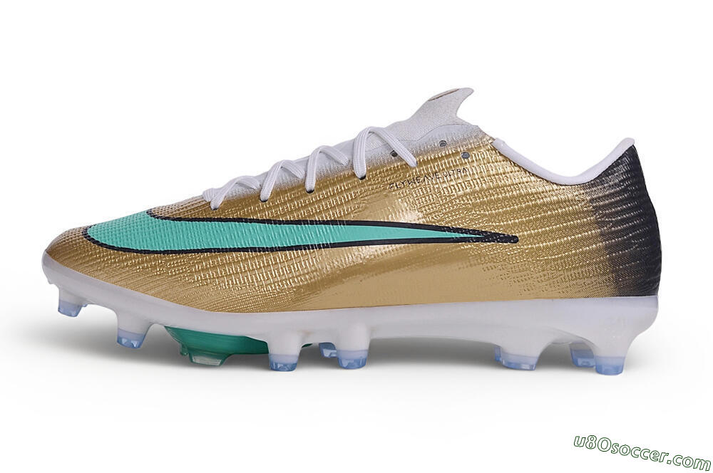 Nike Air Zoom Mercurial Superfly 11 Elite AG Artificial Grass Soccer Cleats - Gold/Metallic Gold/Turbo Green 2