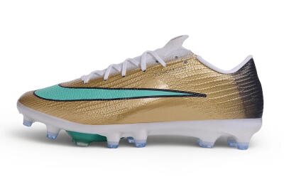 Nike Air Zoom Mercurial Superfly 11 Elite AG Artificial Grass Soccer Cleats - Gold/Metallic Gold/Turbo Green
