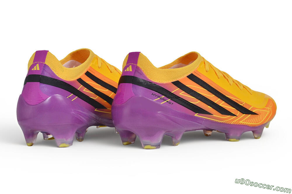 Adidas F50 Elite FG Firm Ground Soccer Cleats - Yellow/Solar Gold/Team Purple 6