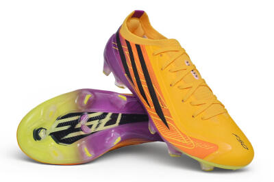 Adidas F50 Elite FG Firm Ground Soccer Cleats - Yellow/Solar Gold/Team Purple