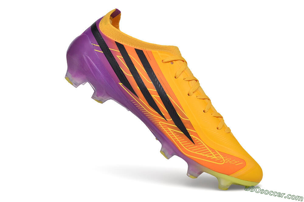 Adidas F50 Elite FG Firm Ground Soccer Cleats - Yellow/Solar Gold/Team Purple 4