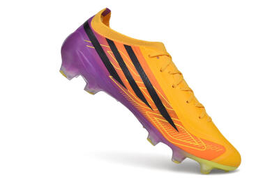 Adidas F50 Elite FG Firm Ground Soccer Cleats - Yellow/Solar Gold/Team Purple