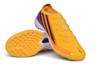 Adidas F50 Elite TF Artificial Turf Soccer Shoes - Orange/Solar Gold/Shock Pink
