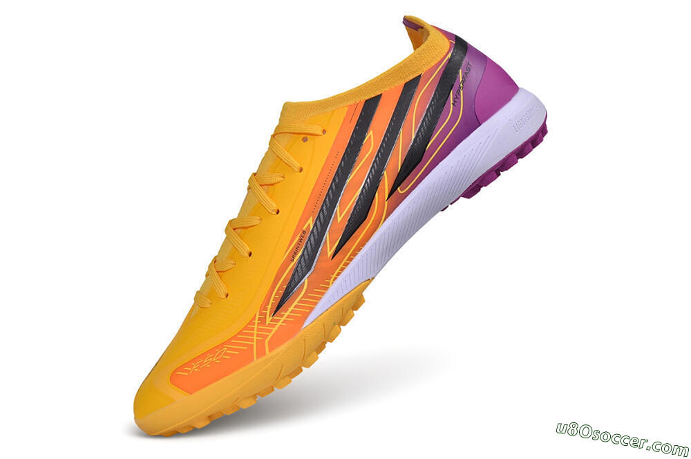 Adidas F50 Elite TF Artificial Turf Soccer Shoes - Orange/Solar Gold/Shock Pink 5
