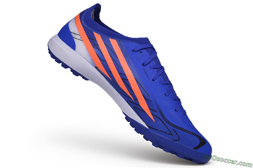 Adidas F50 Elite TF Artificial Turf Soccer Shoes - Blue/Royal Blue/Solar Orange 4