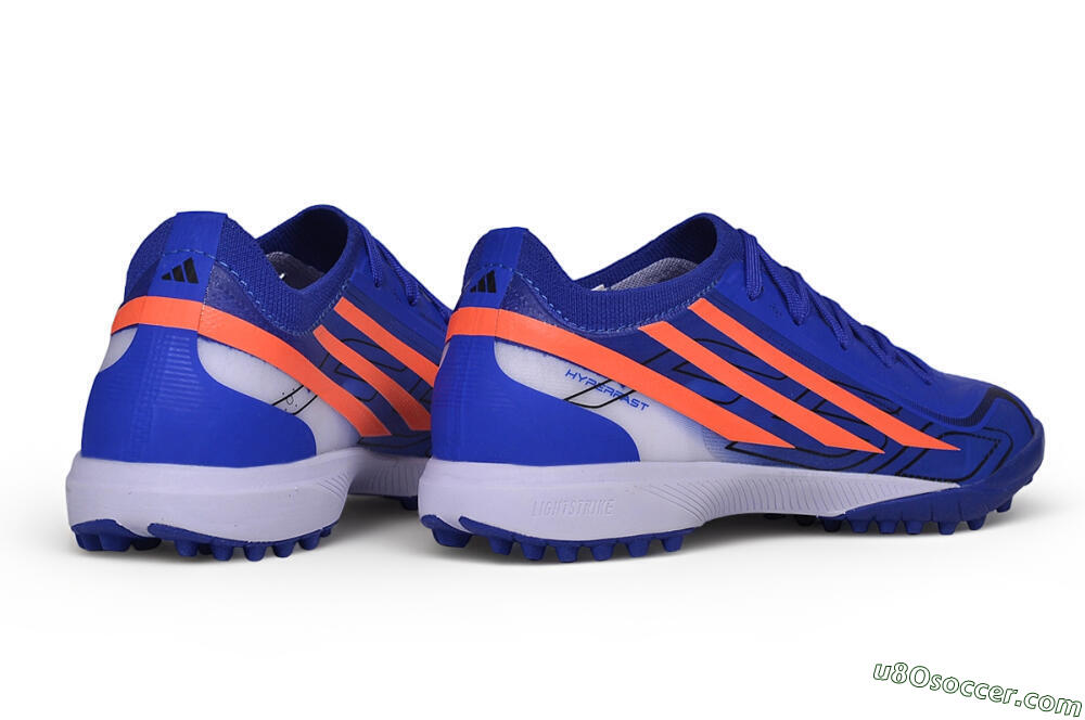 Adidas F50 Elite TF Artificial Turf Soccer Shoes - Blue/Royal Blue/Solar Orange 6