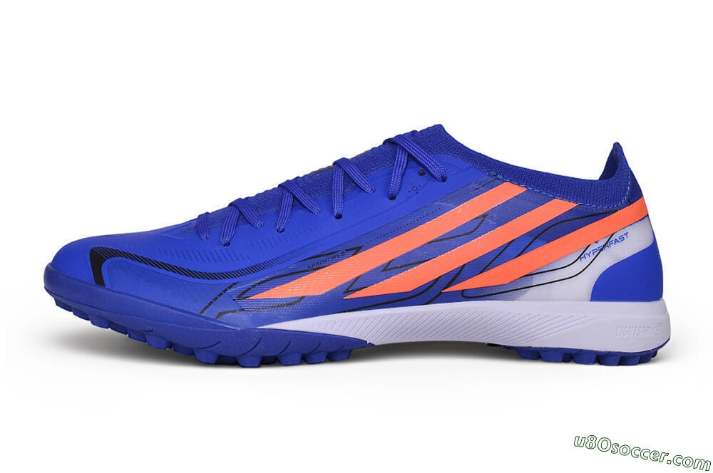Adidas F50 Elite TF Artificial Turf Soccer Shoes - Blue/Royal Blue/Solar Orange 2