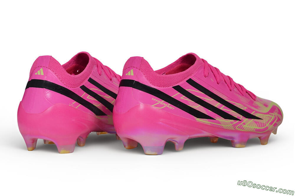 Adidas F50 Elite FG Firm Ground Soccer Cleats - Pink/Lucid Pink/Semi Solar Yellow 6