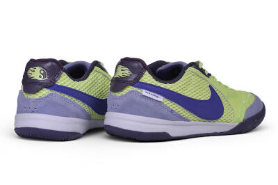 Nike Tiempo Legend SE IC Indoor & Futsal Soccer Shoes - Green/Lime Green/Deep Violet
