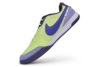 Nike Tiempo Legend SE IC Indoor & Futsal Soccer Shoes - Green/Lime Green/Deep Violet