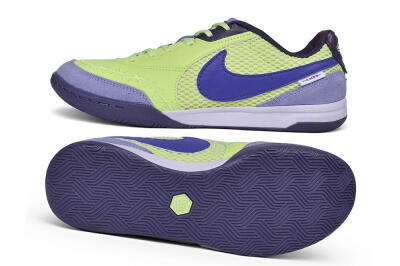Nike Tiempo Legend SE IC Indoor & Futsal Soccer Shoes - Green/Lime Green/Deep Violet