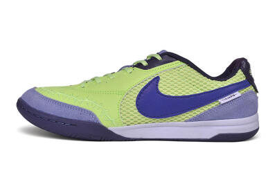 Nike Tiempo Legend SE IC Indoor & Futsal Soccer Shoes - Green/Lime Green/Deep Violet