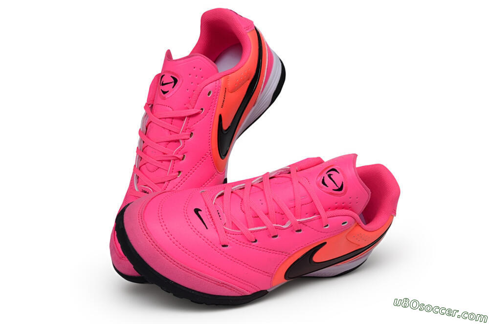 Nike Tiempo Legend 11 Elite TF Artificial Turf Soccer Shoes - Pink/Hyper Pink/Total Orange 3