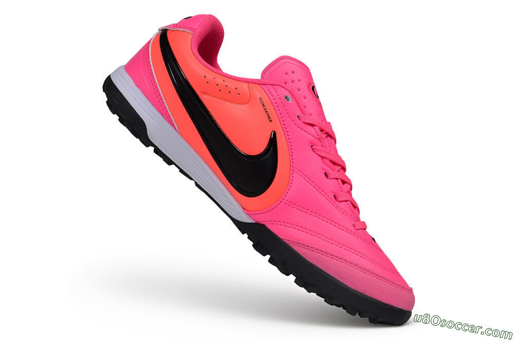 Nike Tiempo Legend 11 Elite TF Artificial Turf Soccer Shoes - Pink/Hyper Pink/Total Orange 4