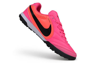 Nike Tiempo Legend 11 Elite TF Artificial Turf Soccer Shoes - Pink/Hyper Pink/Total Orange