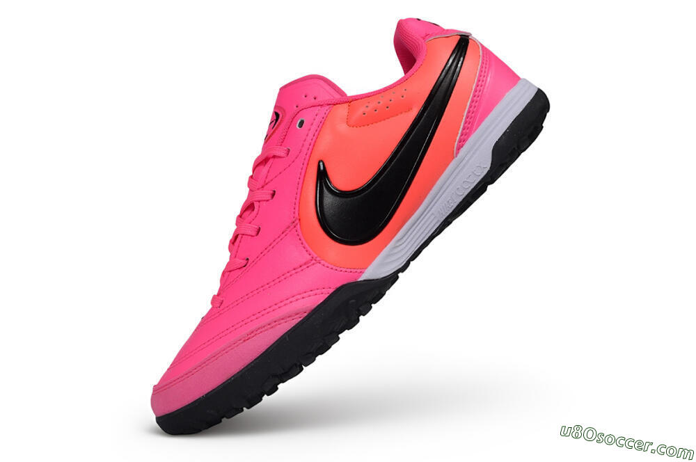 Nike Tiempo Legend 11 Elite TF Artificial Turf Soccer Shoes - Pink/Hyper Pink/Total Orange 5