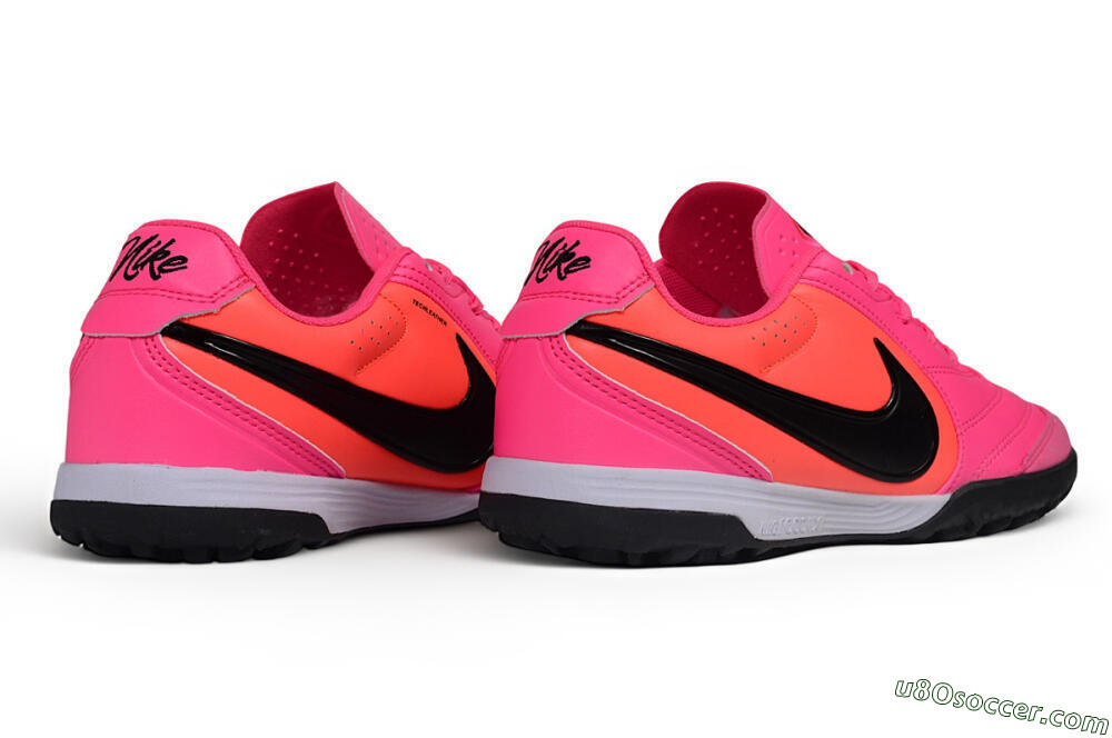 Nike Tiempo Legend 11 Elite TF Artificial Turf Soccer Shoes - Pink/Hyper Pink/Total Orange 6