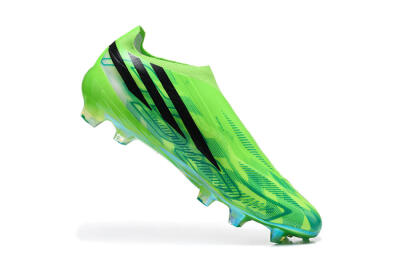 Adidas F50 Hyperfast Elite Laceless FG Firm Ground Soccer Cleats - Green/Lucid Lemon/Core Black