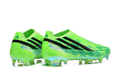 Adidas F50 Hyperfast Elite Laceless FG Firm Ground Soccer Cleats - Green/Lucid Lemon/Core Black