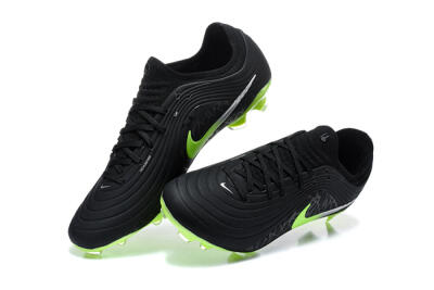 Nike Tiempo Legend 11 Elite FG Firm Ground Soccer Cleats - Black/Black/Electric Green