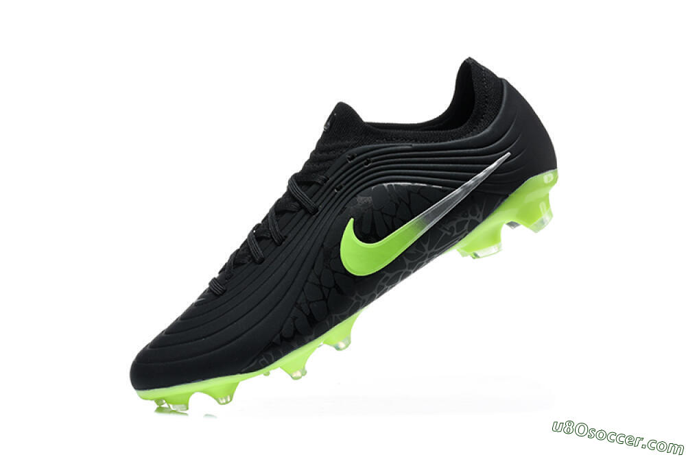 Nike Tiempo Legend 11 Elite FG Firm Ground Soccer Cleats - Black/Black/Electric Green 8