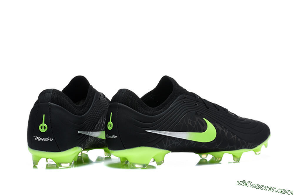 Nike Tiempo Legend 11 Elite FG Firm Ground Soccer Cleats - Black/Black/Electric Green 9